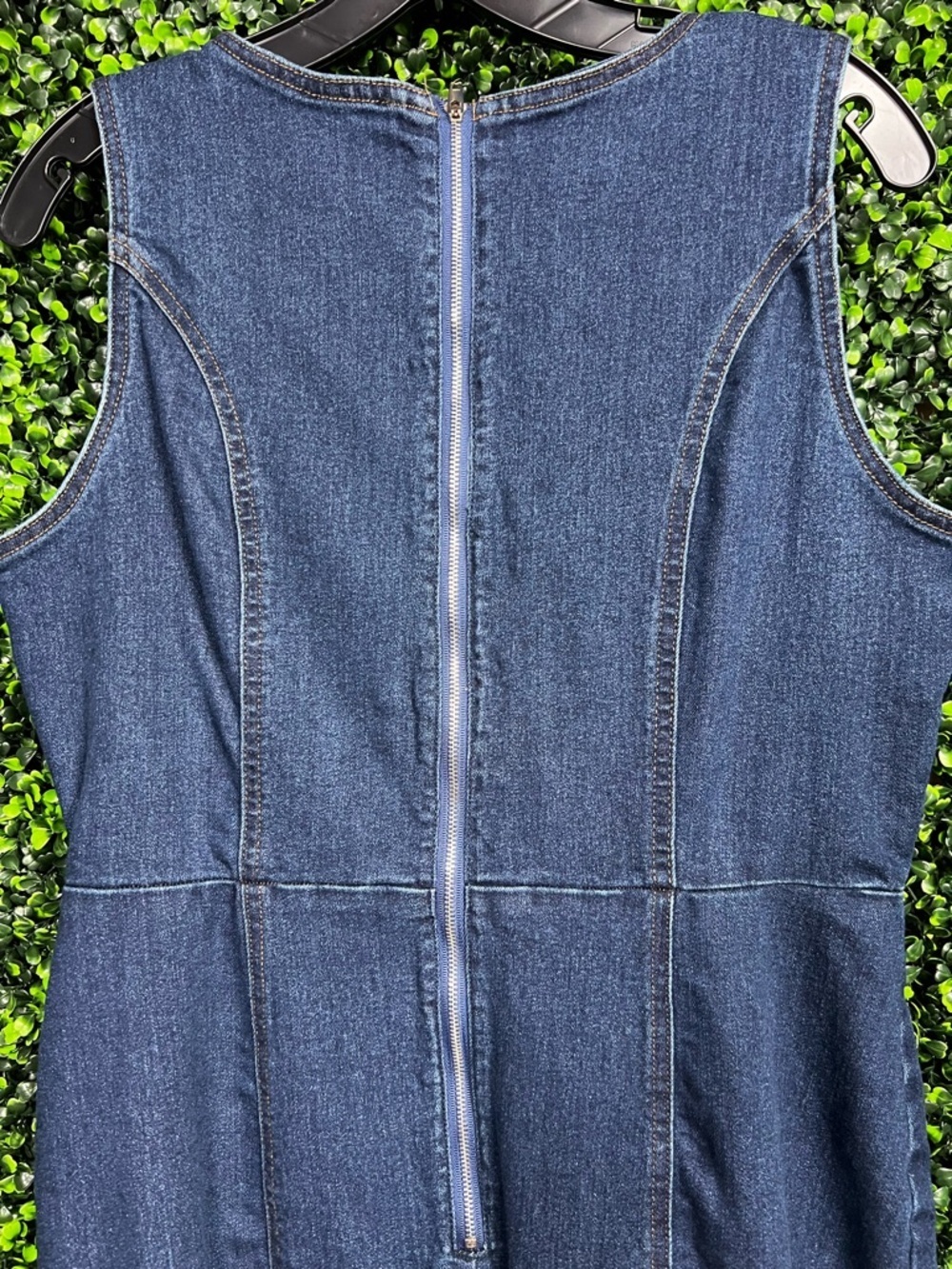 VENUS | Denim Ruffle Dress - Picture 7 of 8